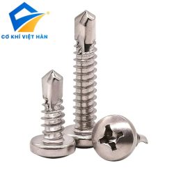 Vít tự khoan đầu tròn inox Din 7504N