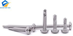 Vít tự khoan đầu tròn inox Din 7504N