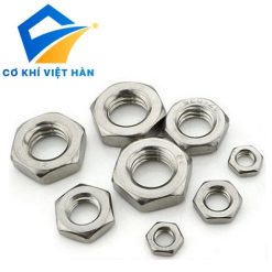 ĐAI ỐC LỤC GIÁC MỎNG INOX DIN 439B