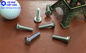 Bulong đầu nấm cổ vuông inox 304 / 316 / 201