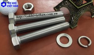 Bộ bu lông inox 304 ren suốt