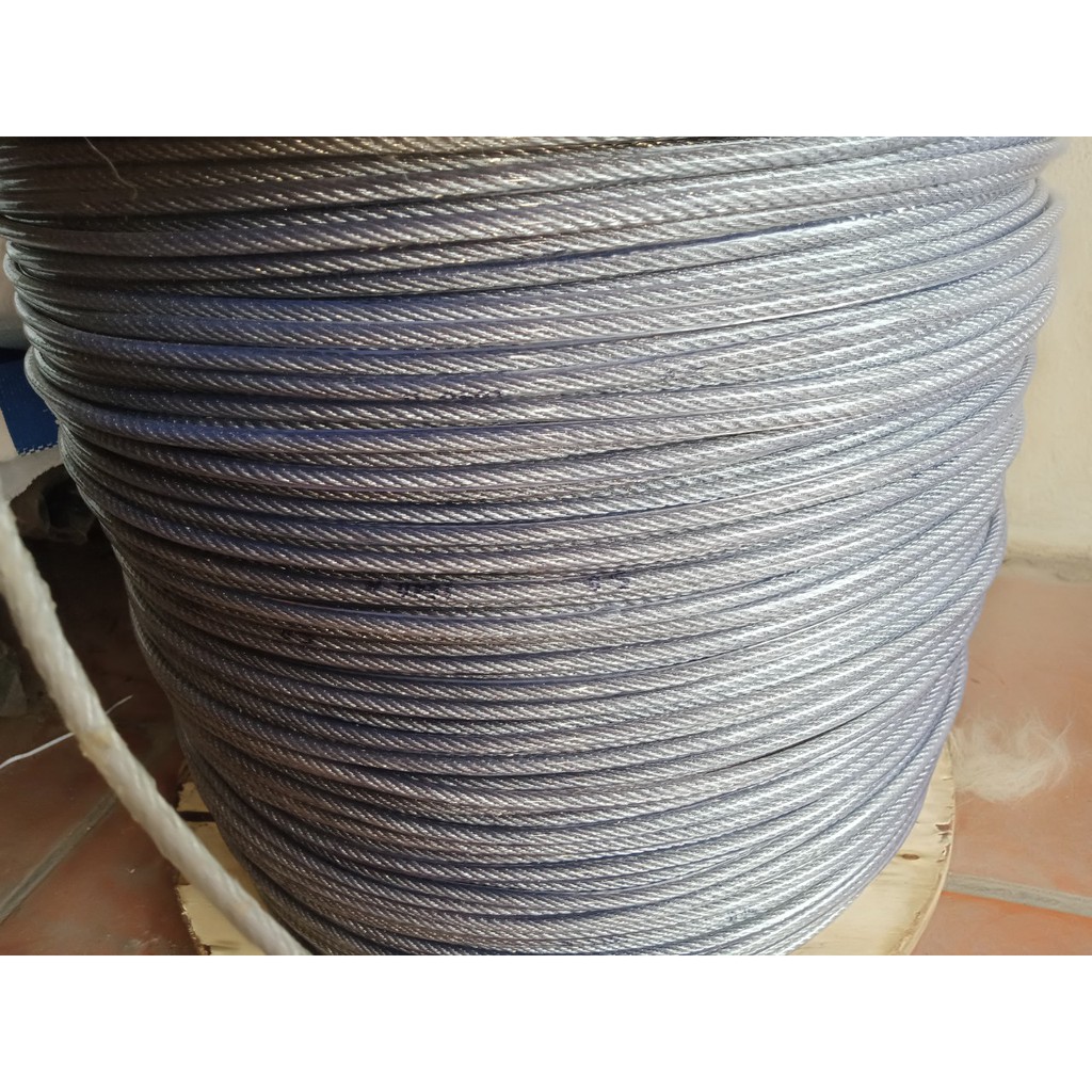 Cáp inox 304 bọc nhựa 3