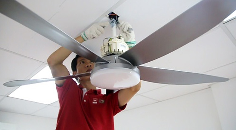 cách đấu quạt trần