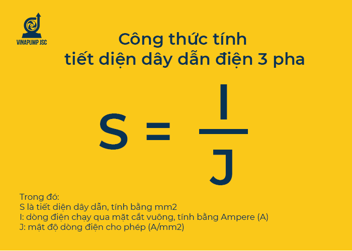 Công thức tính tiết diện dây dẫn