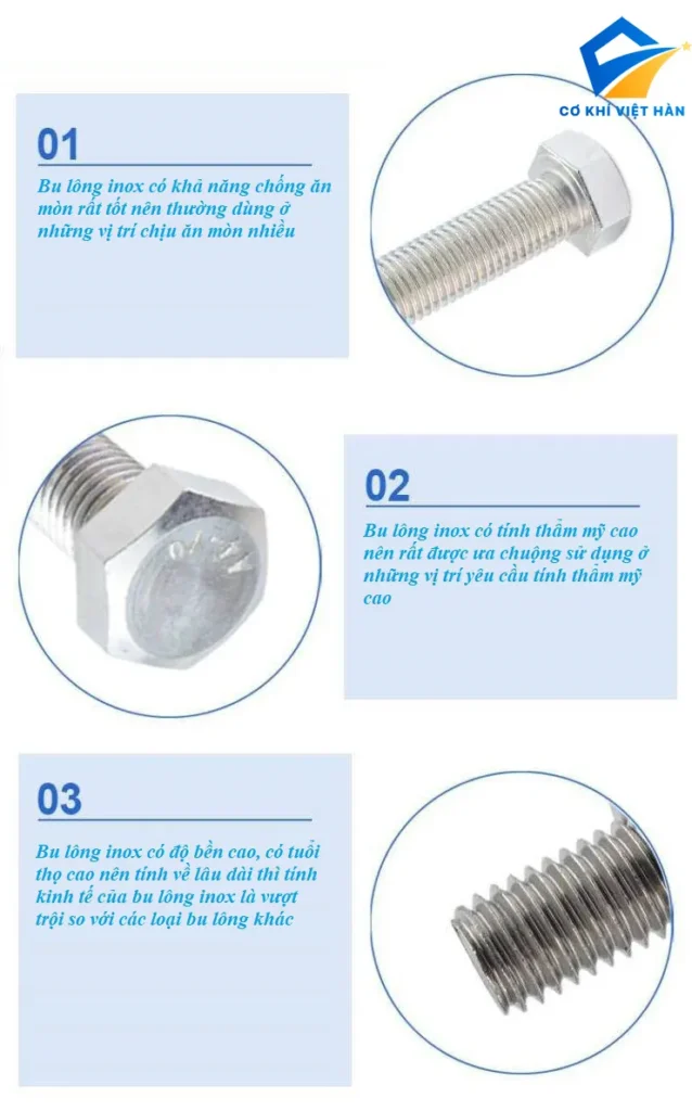 Bu Lông Inox 304