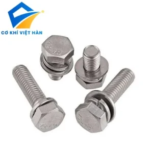 Bu lông inox 201 giá rẻ, dùng trong môi trường ít ăn mòn