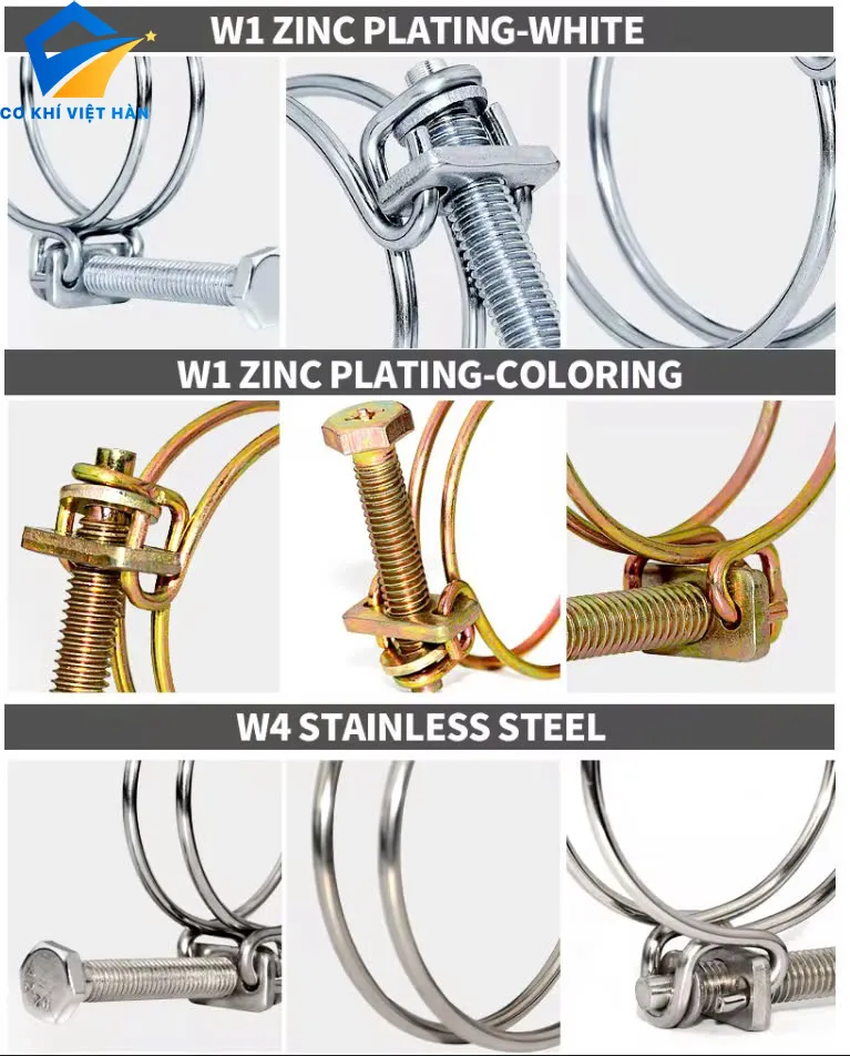 Đai xiết 2 dây inox