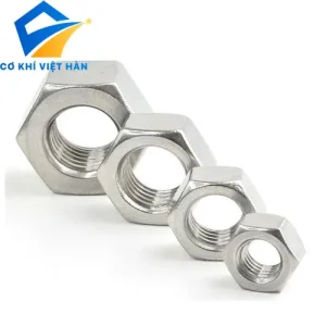 Ê-cu (đai ốc) inox DIN 928 trong kết cấu thép công trình