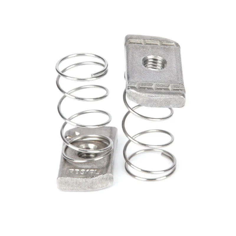 Ê Cu Lò Xo Inox / Đai Ốc Lò Xo Inox