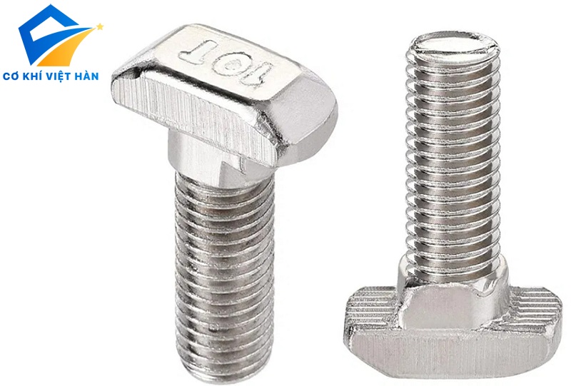 Bulong Inox Đầu T Cổ Vuông DIN 186