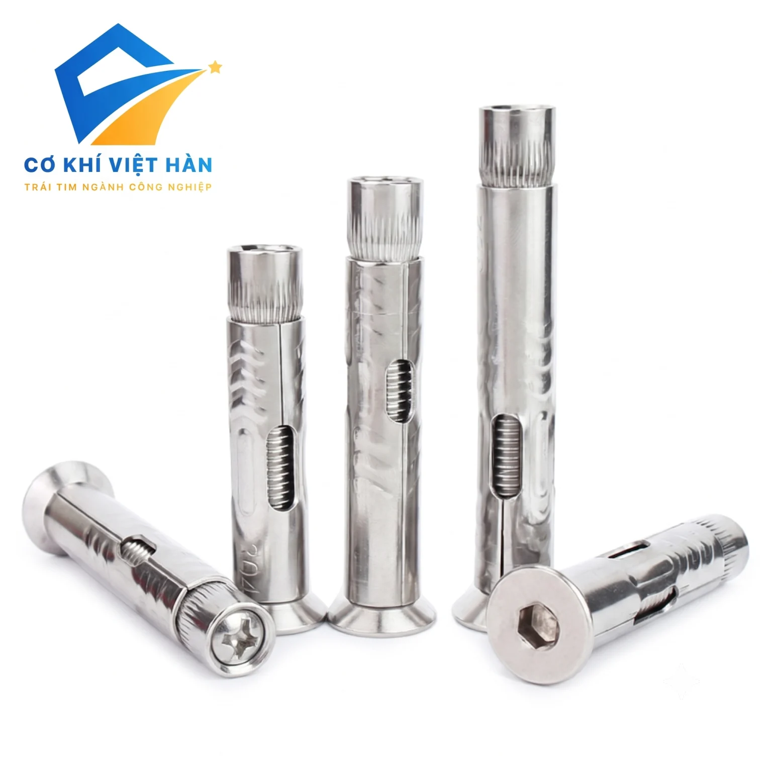 Vít Nở Inox Đầu Chìm